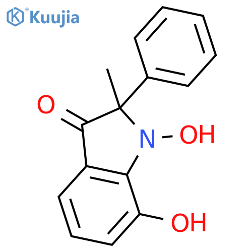 1H-Indol-1-yloxy, 2,3-dihydro-7-hydroxy-2-methyl-3-oxo-2-phenyl- structure