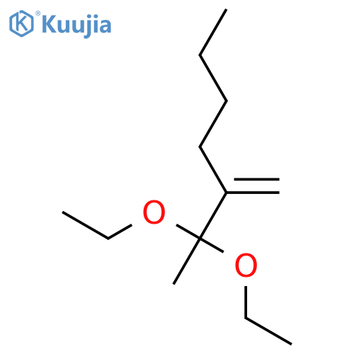 HEPTANE, 2,2-DIETHOXY-3-METHYLENE- structure
