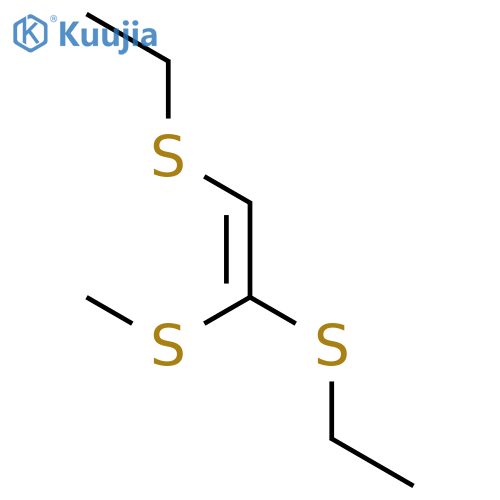 ETHENE, 1,2-BIS(ETHYLTHIO)-1-(METHYLTHIO)-, (Z)- structure