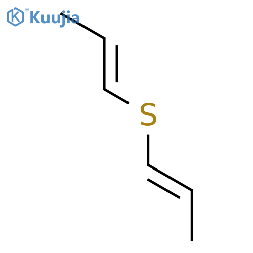 1-Propene,1,1'-thiobis-, (1E,1'E)- structure
