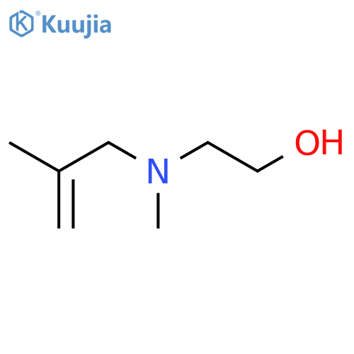 ETHANOL, 2-[METHYL(2-METHYL-2-PROPENYL)AMINO]- structure