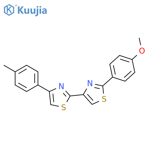 2,4'-Bithiazole, 2'-(4-methoxyphenyl)-4-(4-methylphenyl)- structure