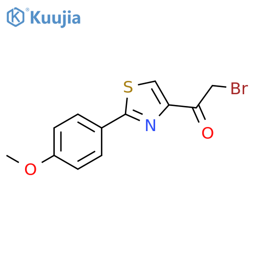 2-Bromo-1-[2-(4-methoxyphenyl)-1,3-thiazol-4-yl]ethan-1-one structure