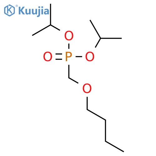 Phosphonic acid, (butoxymethyl)-, bis(1-methylethyl) ester structure