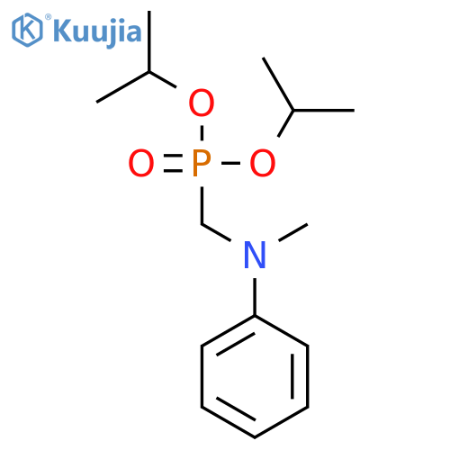 PHOSPHONIC ACID, [(METHYLPHENYLAMINO)METHYL]-, BIS(1-METHYLETHYL) ESTER structure