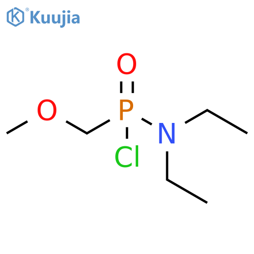 Phosphonamidic chloride, N,N-diethyl-P-(methoxymethyl)- structure