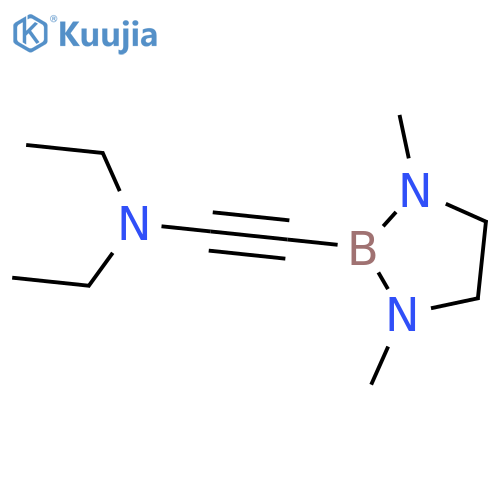 Ethynamine, 2-(1,3-dimethyl-1,3,2-diazaborolidin-2-yl)-N,N-diethyl- structure
