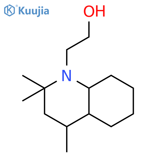 1(2H)-Quinolineethanol, octahydro-2,2,4-trimethyl- structure