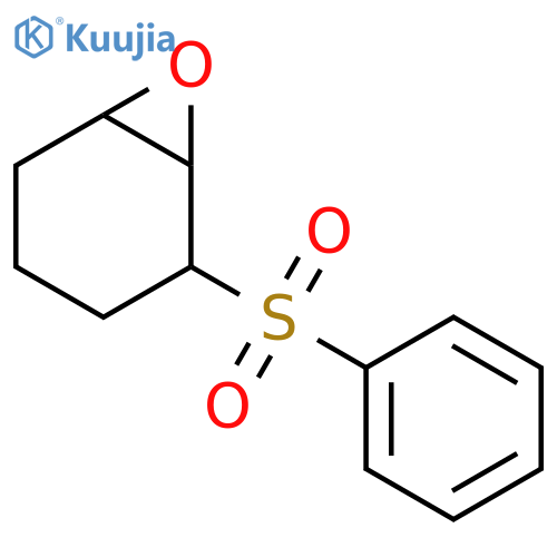 7-Oxabicyclo[4.1.0]heptane, 2-(phenylsulfonyl)- structure