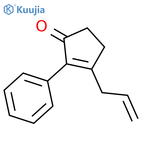 2-CYCLOPENTEN-1-ONE, 2-PHENYL-3-(2-PROPENYL)- structure