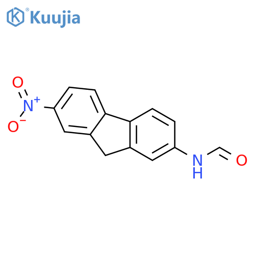 formamide, n-(7-nitrofluoren-2-yl)- structure