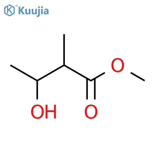 Butanoic acid, 3-hydroxy-2-methyl-, methyl ester, (2R,3S)- structure