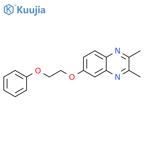 Quinoxaline, 2,3-dimethyl-6-(2-phenoxyethoxy)- structure