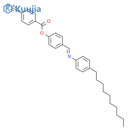 BENZOIC ACID, 4-CYANO-, 4-[[(4-DECYLPHENYL)IMINO]METHYL]PHENYL ESTER structure