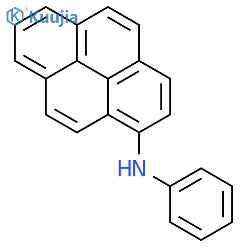 1-Pyrenamine, N-phenyl- structure