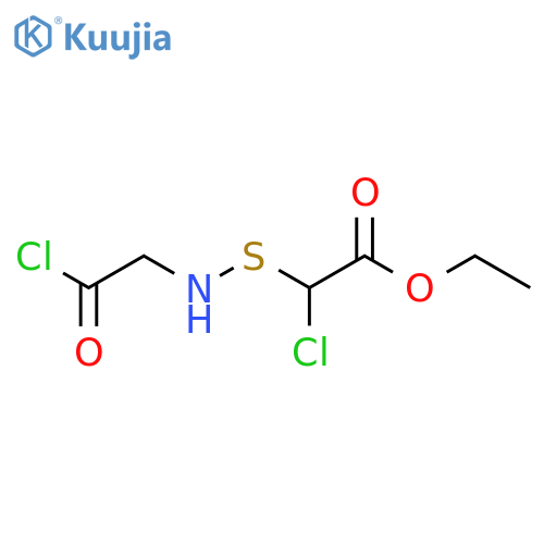 ACETIC ACID, CHLORO[[(CHLOROCARBONYL)METHYLAMINO]THIO]-, ETHYL ESTER structure