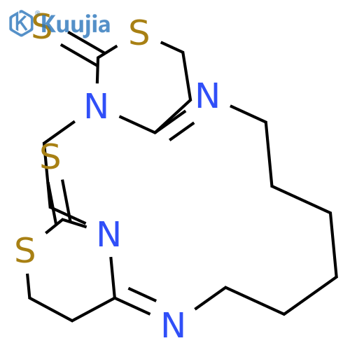 1H,16H-BIS[1,3]THIAZINO[4,3-B:3',4'-F][1,3,6,8]TETRAAZACYCLOTETRADECINE-1,16-DITHIONE, 3,4,6,7,8,9,10,11,13,14,18,19-DODECAHYDRO- structure