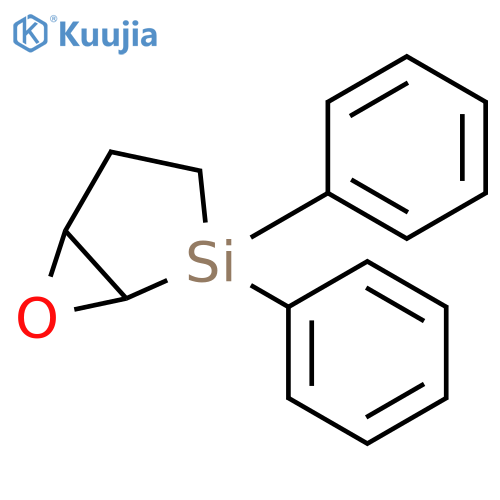 6-Oxa-2-silabicyclo[3.1.0]hexane, 2,2-diphenyl- structure
