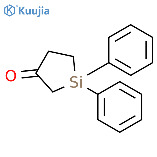 SILACYCLOPENTAN-3-ONE, 1,1-DIPHENYL- structure