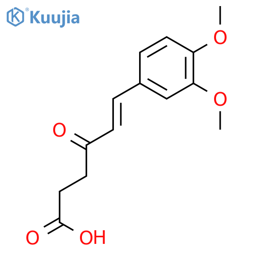6-(3,4-dimethoxyphenyl)-4-oxohex-5-enoic Acid structure