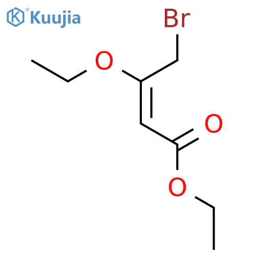 2-Butenoic acid, 4-bromo-3-ethoxy-, ethyl ester, (Z)- structure