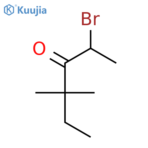 3-Hexanone, 2-bromo-4,4-dimethyl- structure