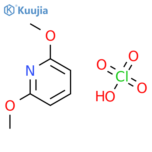 2,6-Dimethoxypyridine;perchloric acid structure
