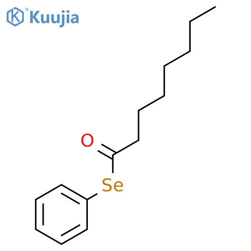 Octaneselenoic acid, Se-phenyl ester structure