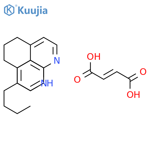 Quinoline, 6-butyl-4-[3-(4-piperidinyl)propyl]-, (2E)-2-butenedioate structure