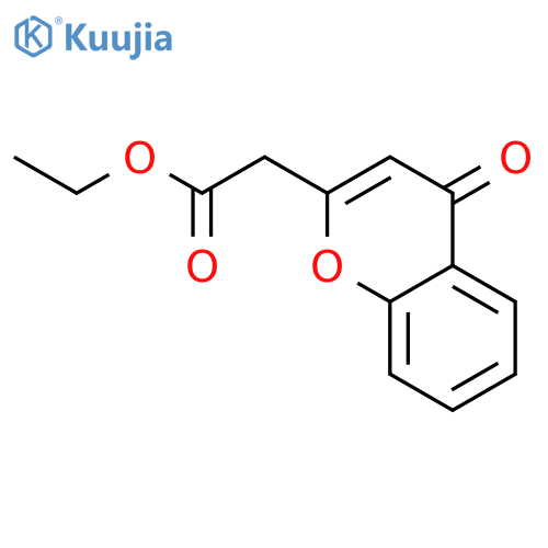 4H-1-Benzopyran-2-acetic acid, 4-oxo-, ethyl ester structure