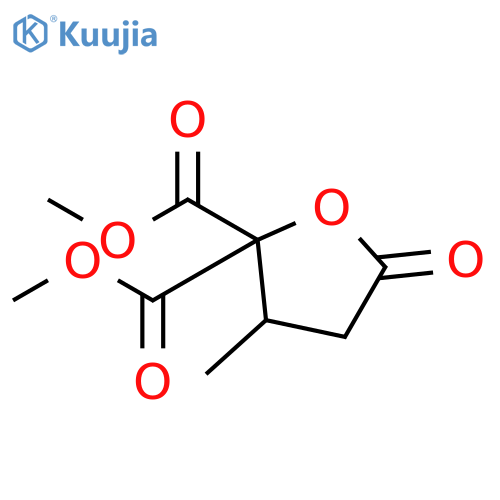 2,2(3H)-Furandicarboxylic acid, dihydro-3-methyl-5-oxo-, dimethyl ester structure