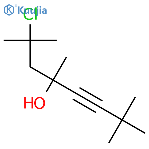 5-Octyn-4-ol, 2-chloro-2,4,7,7-tetramethyl- structure