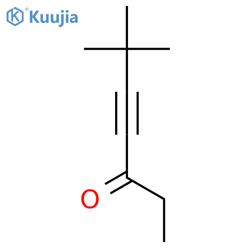 4-HEPTYN-3-ONE, 6,6-DIMETHYL- structure