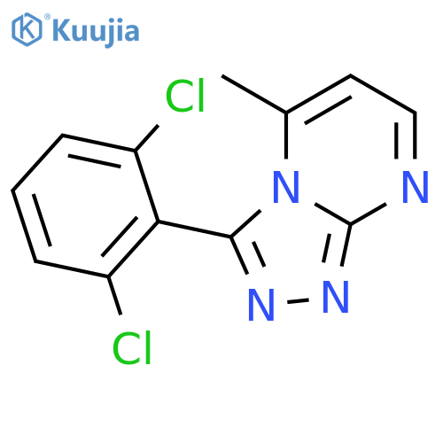 1,2,4-TRIAZOLO[4,3-A]PYRIMIDINE, 3-(2,6-DICHLOROPHENYL)-5-METHYL- structure