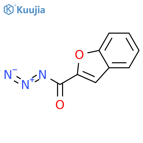 2-Benzofurancarbonyl azide structure