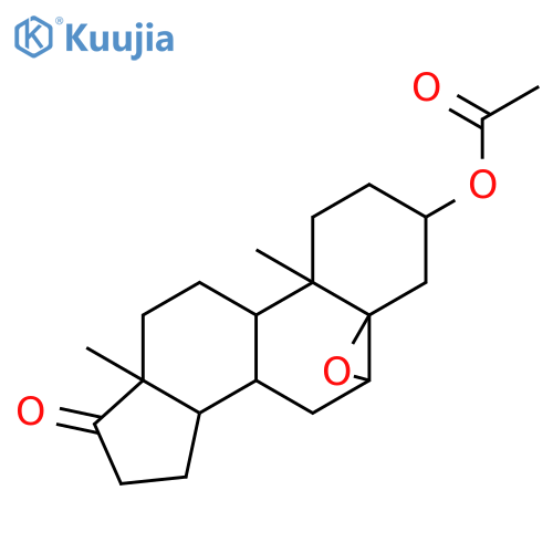 Androstan-17-one,3-(acetyloxy)-5,6-epoxy-, (3b,5b,6b)- structure