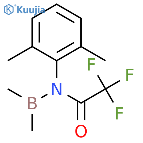 Acetamide, N-(dimethylboryl)-N-(2,6-dimethylphenyl)-2,2,2-trifluoro- structure