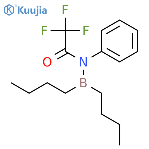ACETAMIDE, N-(DIBUTYLBORYL)-2,2,2-TRIFLUORO-N-PHENYL- structure