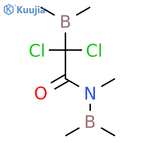 ACETAMIDE, 2,2-DICHLORO-N,2-BIS(DIMETHYLBORYL)-N-METHYL- structure
