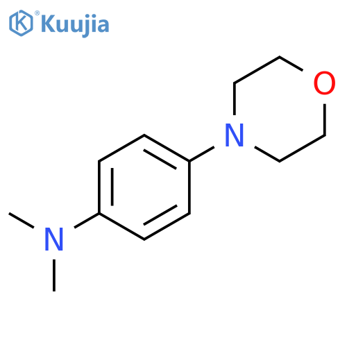 Benzenamine, N,N-dimethyl-4-(4-morpholinyl)- structure