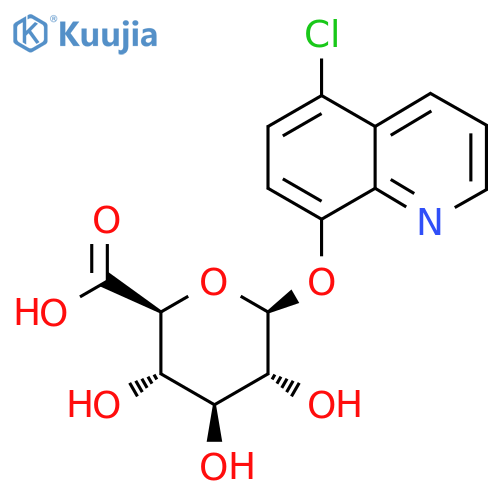 5-Chloro-8-hydroxyquinoline glucuronide structure