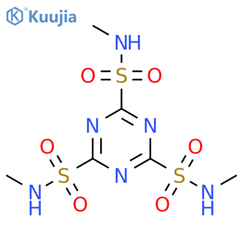 1,3,5-TRIAZINE-2,4,6-TRISULFONAMIDE, N,N',N''-TRIMETHYL- structure