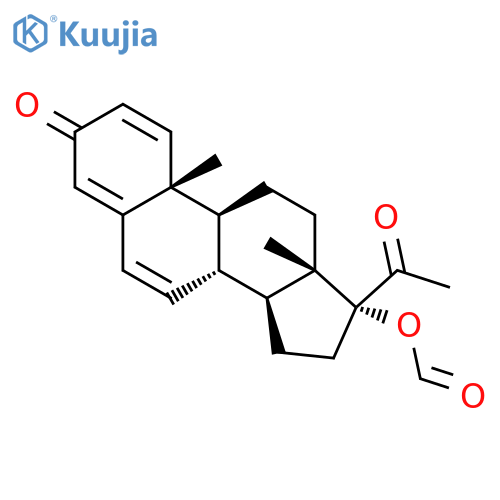 PREGNA-1,4,6-TRIENE-3,20-DIONE, 17-(FORMYLOXY)- structure
