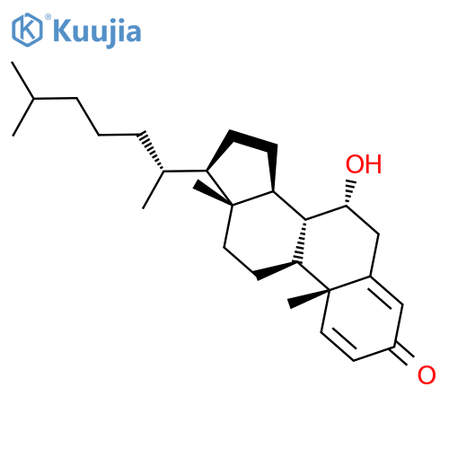 Cholesta-1,4-dien-3-one, 7-hydroxy-, (7a)- structure
