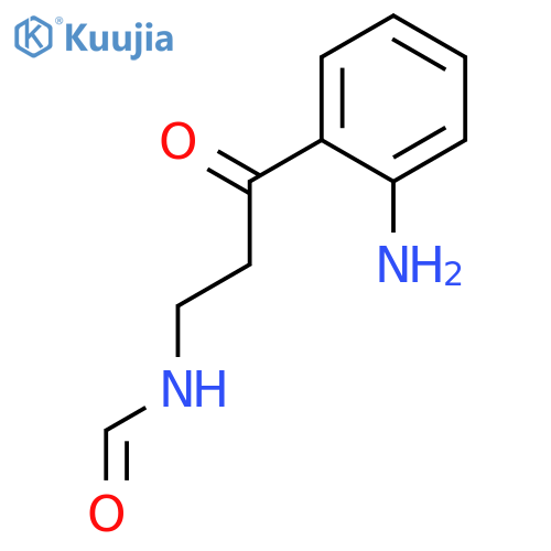 Formamide, N-[3-(2-aminophenyl)-3-oxopropyl]- structure