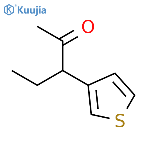 2-Pentanone, 3-(3-thienyl)- structure