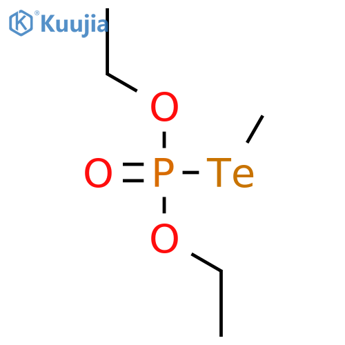 Phosphorotelluroic acid, O,O-diethyl Te-methyl ester structure