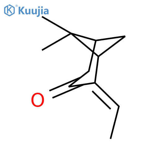 BICYCLO[3.1.1]HEPTAN-3-ONE, 2-ETHYLIDENE-6,6-DIMETHYL-, (E)- structure