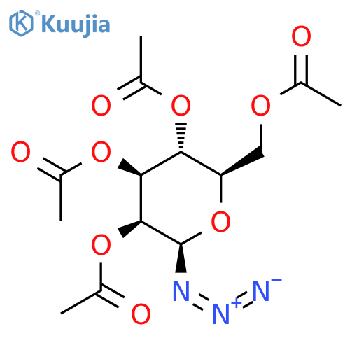 2,3,4,6-Tetra-O-acetyl-b-D-mannopyranosyl azide structure