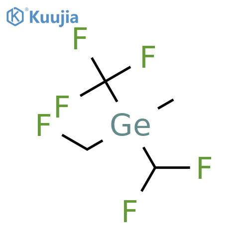 GERMANE, (DIFLUOROMETHYL)(FLUOROMETHYL)METHYL(TRIFLUOROMETHYL)- structure